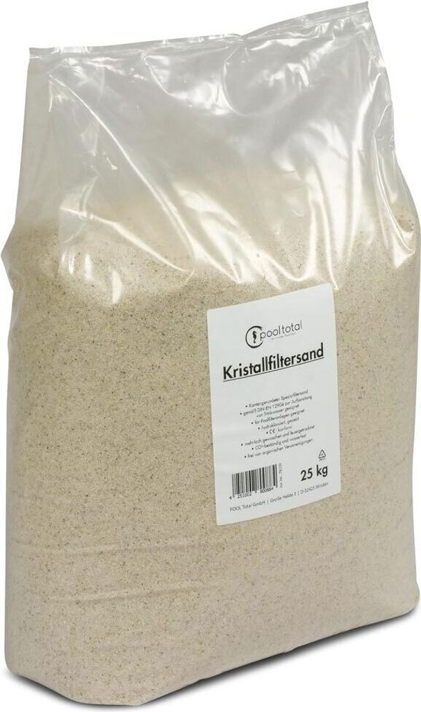 25 kg Quarzfiltersand 0,4 - 0,8 mm Produktbild 
