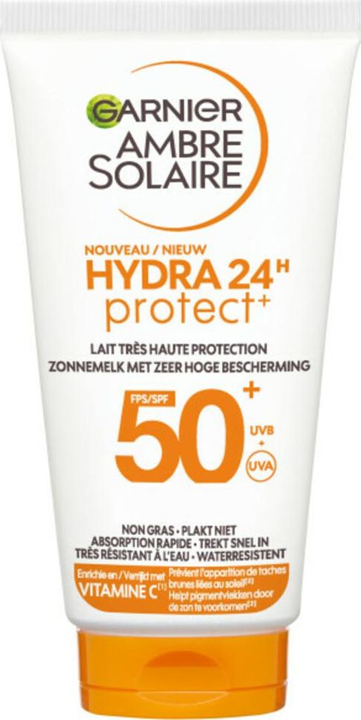 Garnier - Ambre Solaire - Sonnenschutzmittel - Hydra 24H Protect - LSF 50+ - Reisegröße - 50 ml - 1 Stück