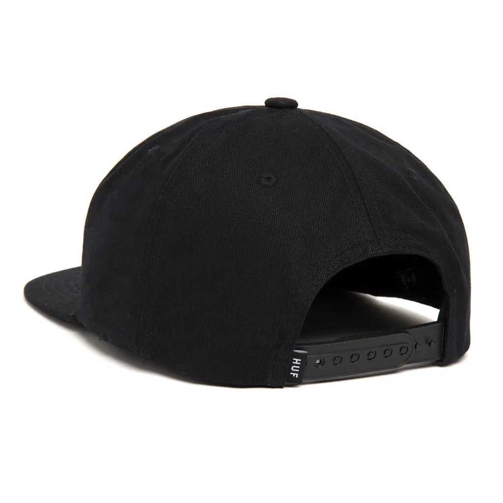 HUF Casquette Essentials Unstructured Triple Triangle Black - One Size