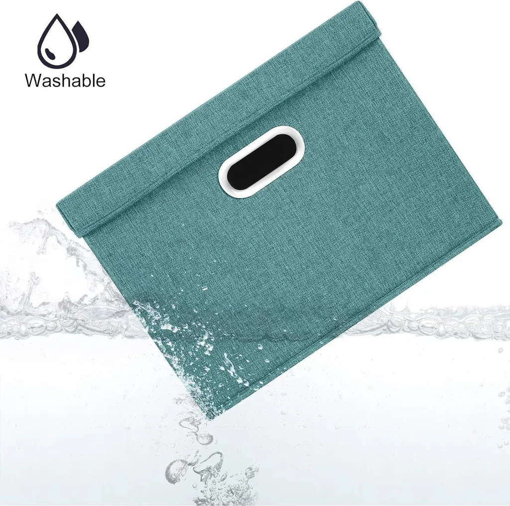 Lot de 5 Boîtes de Rangement avec Couvercle Aqua Deep 44x30x29 cm