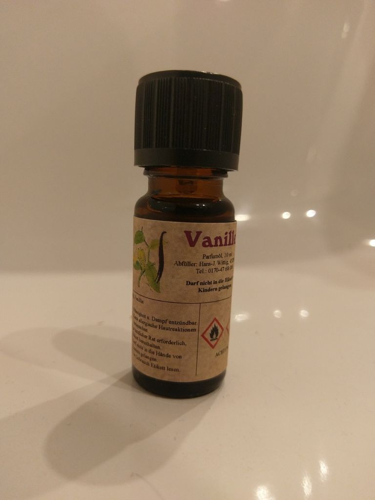 Duftöl - bzw. Parfumöl Langanhaltender Duft, intensiv, 10 ml - Vanille