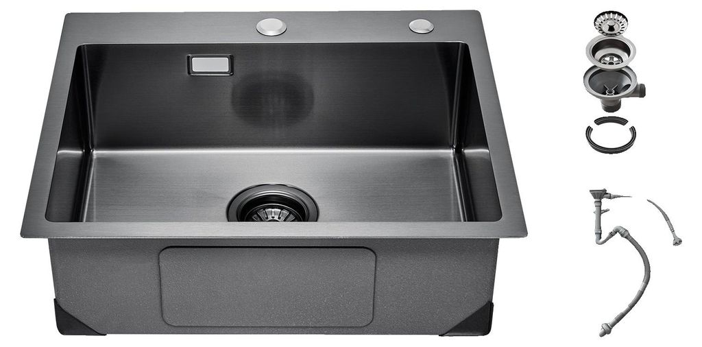 VEVOR kuchyňský dřez Vestavný dřez Dřez 55 x 45 x 19 cm z Obrázek produktu 