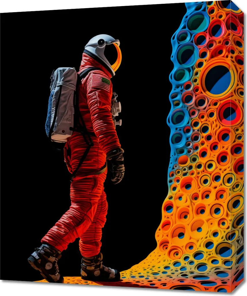 Quadro Esploratore di nuovi mondi 50x60 - Arte Emozionale da Parete