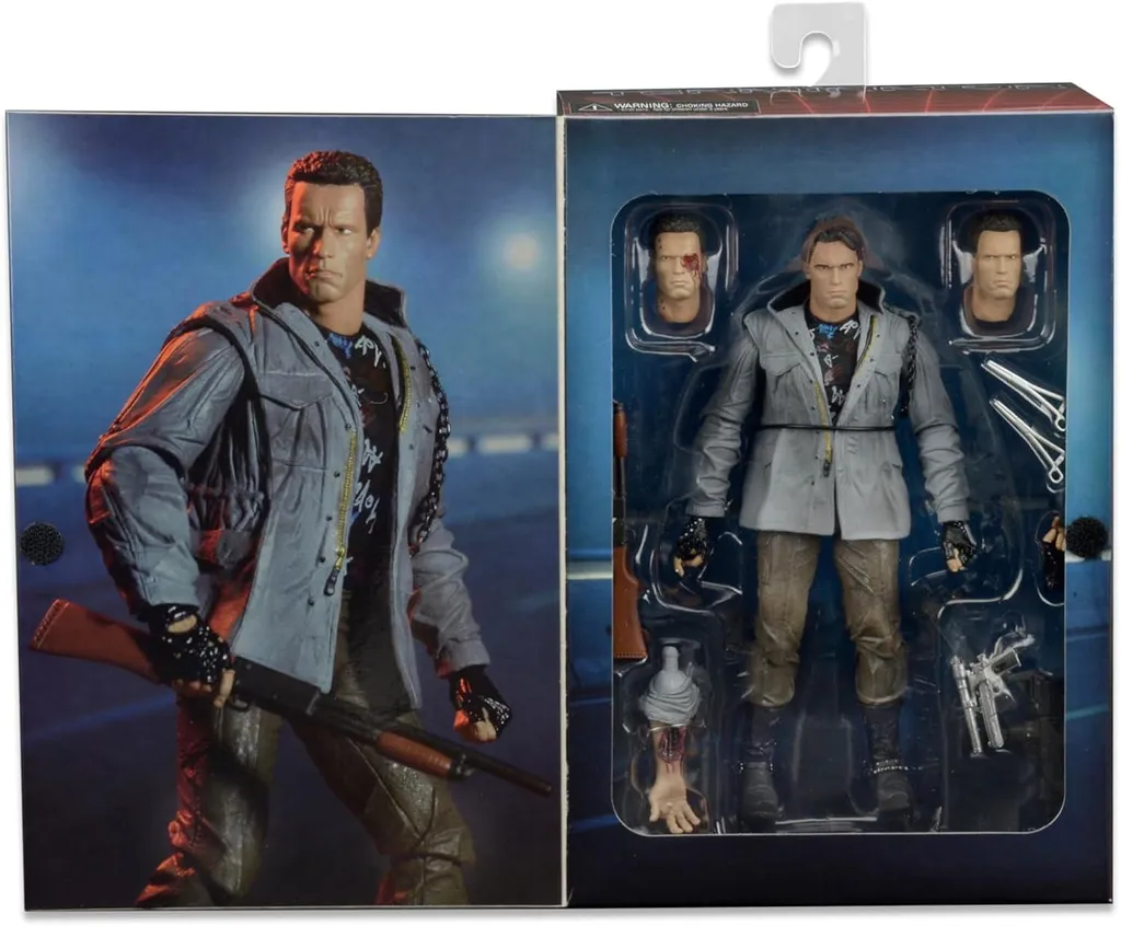 Figurine d'action Terminator T-800 Tech Noir NECA Ultimate Collectionneur - 3