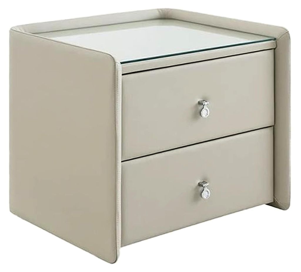 Nachttisch mit Doppelschublade für modernes Wohnen