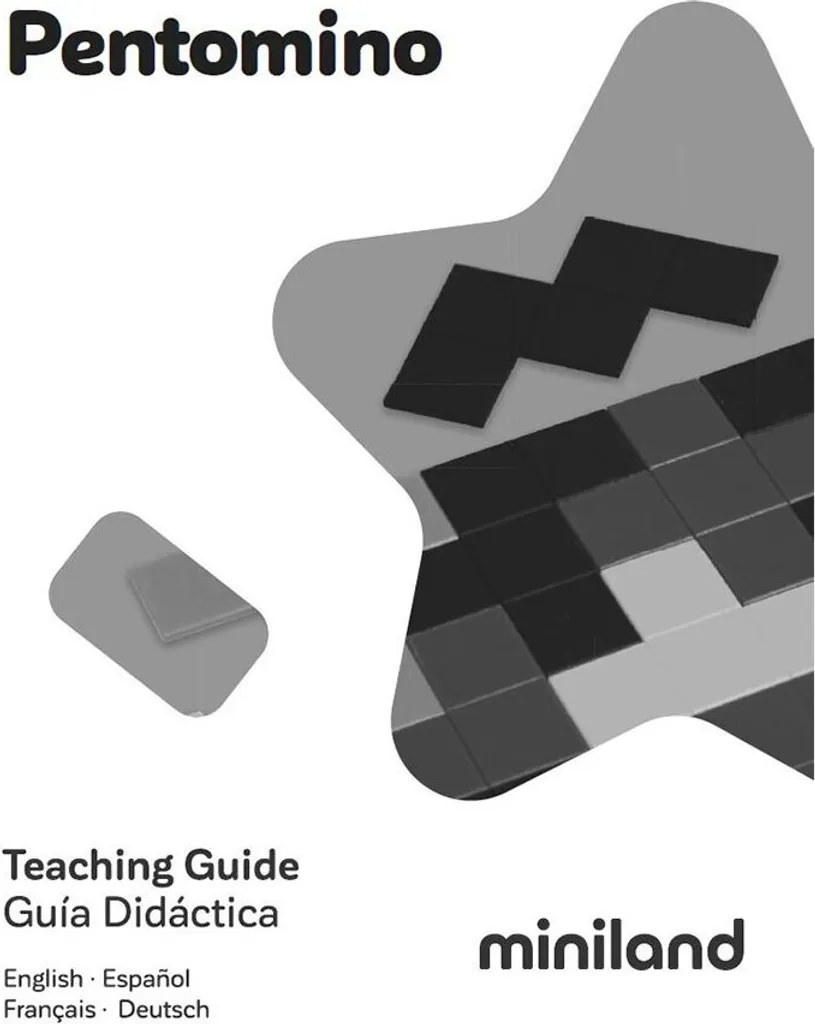 Puzzle Géométrique Pentominos Multicolore - Kit de 5 Pièces Éducatives - 4
