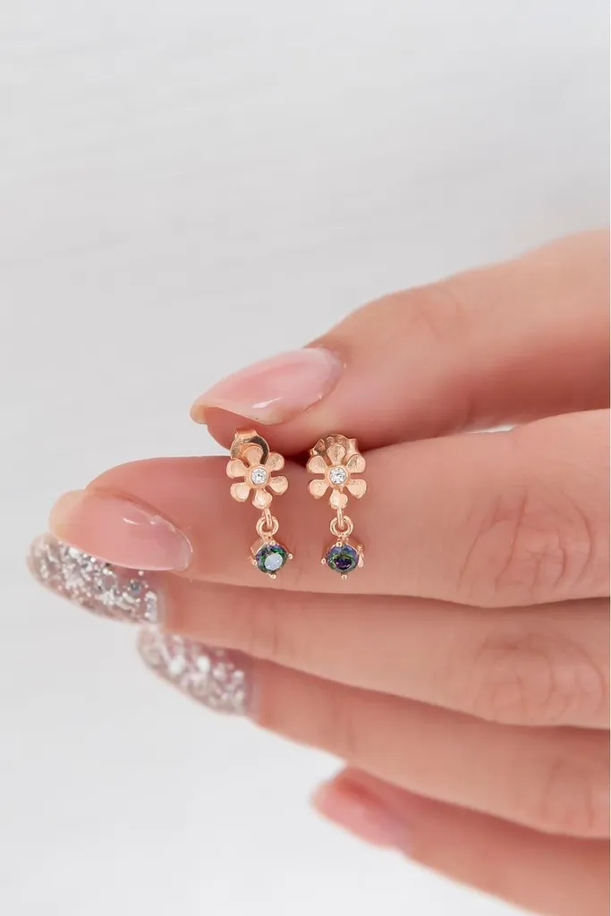 Boucles d'oreilles argent et topaze mystique : brillance et confort durable