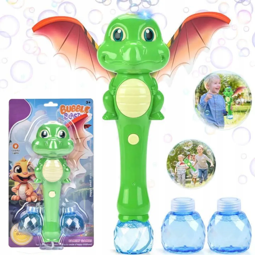 Bâton de bulles de savon dinosaure idéal pour fête et anniversaire