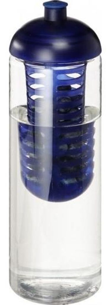 Trinkflasche mit Fruchteinlage - 850 ml - blau - auslaufsicher