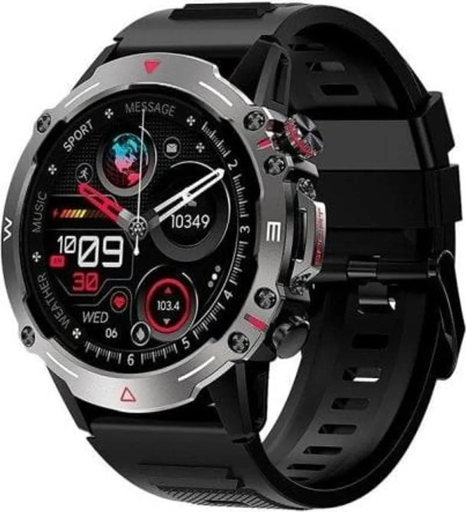 Smartwatch Amoled Cool Adventure Gris avec Autonomie Longue Durée 45mm