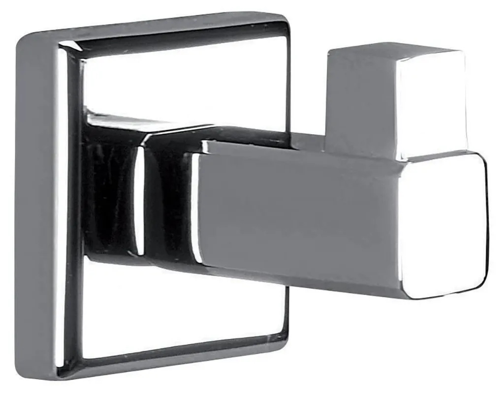 Porte-manteau mural Colorado en acier inox et Cromall avec vis incluses