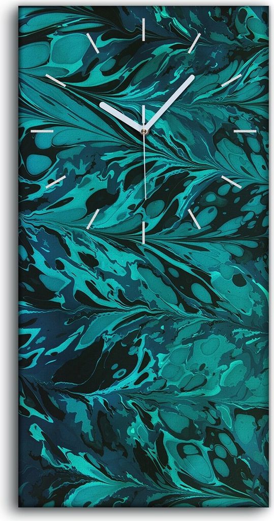 Wandbild Leinwand Bilder Wanduhr Geräuschlos 30x60 Malerei Produktbild 