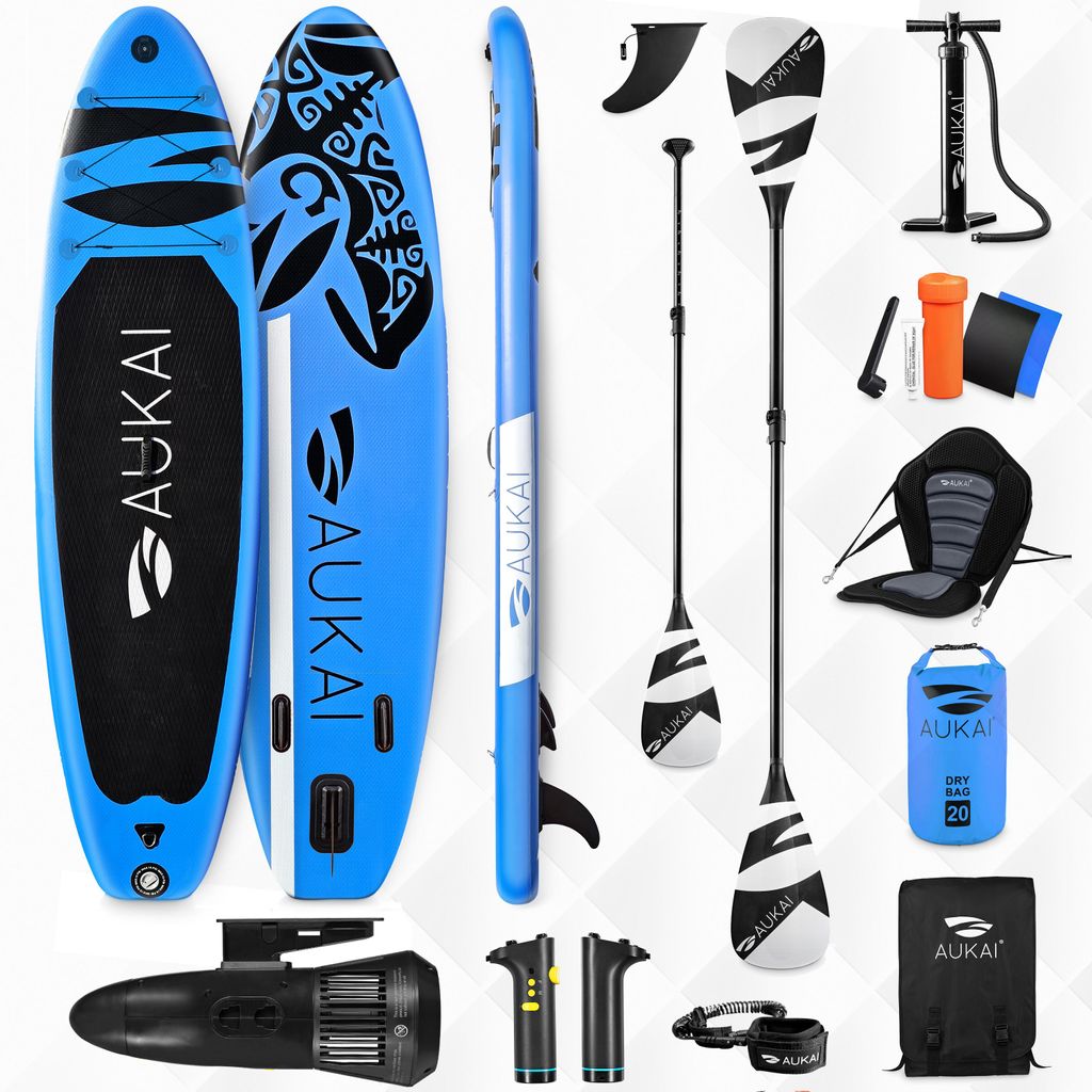 Stand Up Paddle Board 320cm mit Elektromotor & Kajak Sitz, Produktbild 