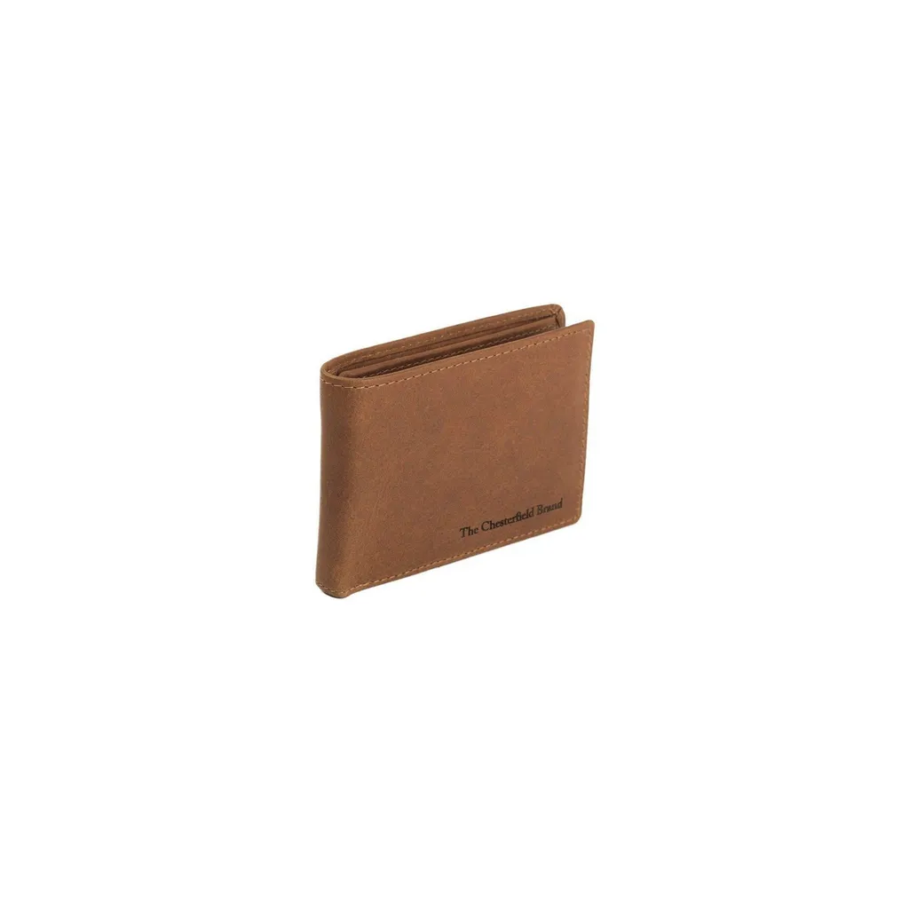 The Chesterfield Brand Enzo Billfold Cognac - Portafoglio Uomo Vera Pelle