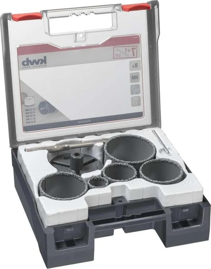 Réussir vos Trous sans Éclat avec le Set Scie Cloche kwb 499505 de 8 Pièces