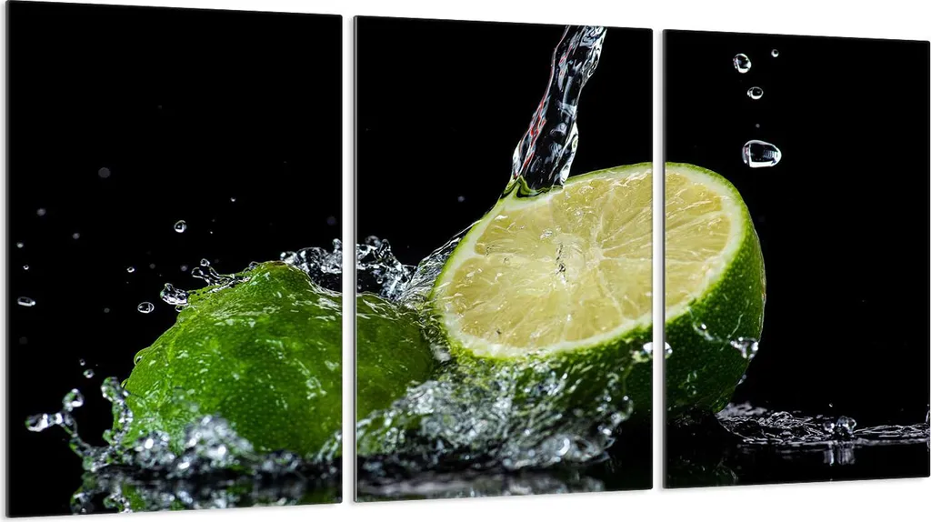 Trittico Piastre Vetro Nero Calce 30x52 per Piano Cottura Induzione