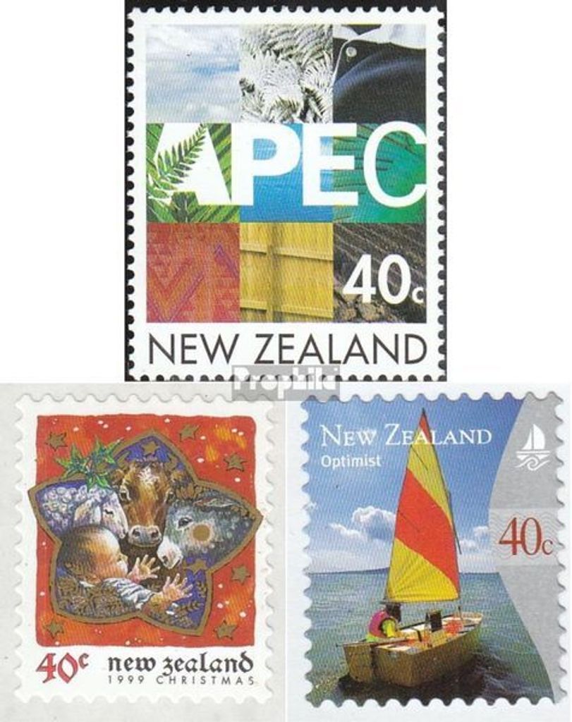 Briefmarken Neuseeland 1999 Mi 1786,1799,1806 (kompl.Ausg.) postfrisch APEC