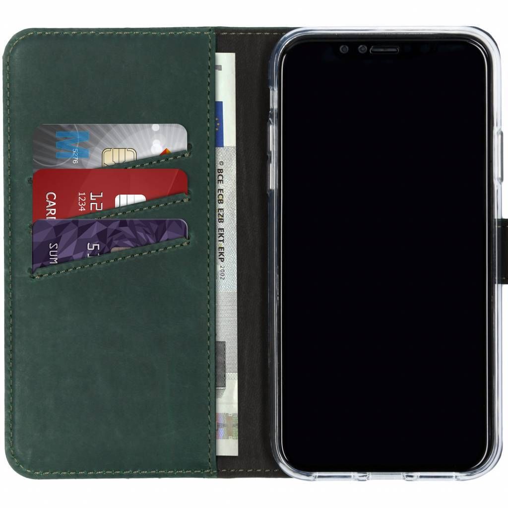 Selencia Custodia a libro in vera pelle per iPhone Xr - Immagine del prodotto 