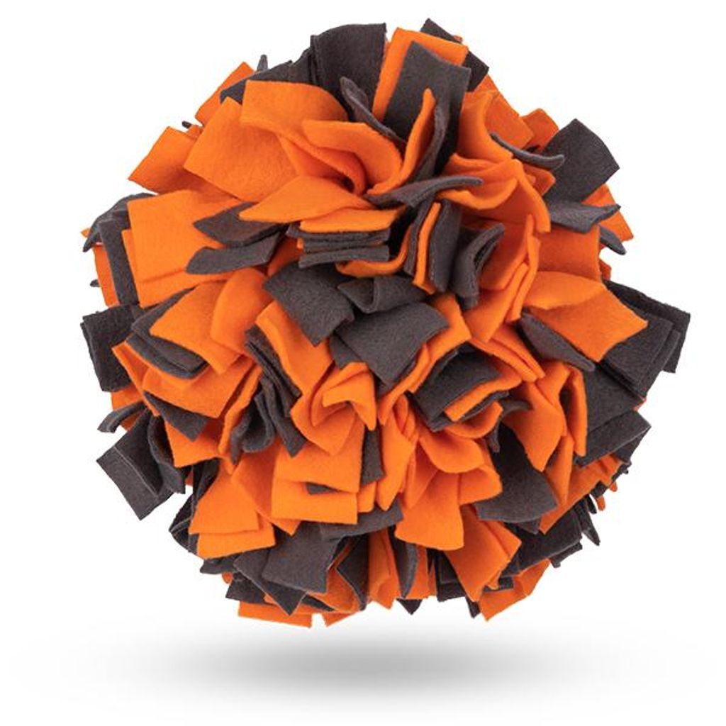 TrendPet Schnüffelball, Orange, handgebunden, spielerische Produktbild 
