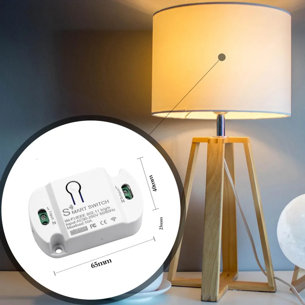 Modulo Smart Tuya per Casa: Controlla Luci e Timer via App e Voce - 3