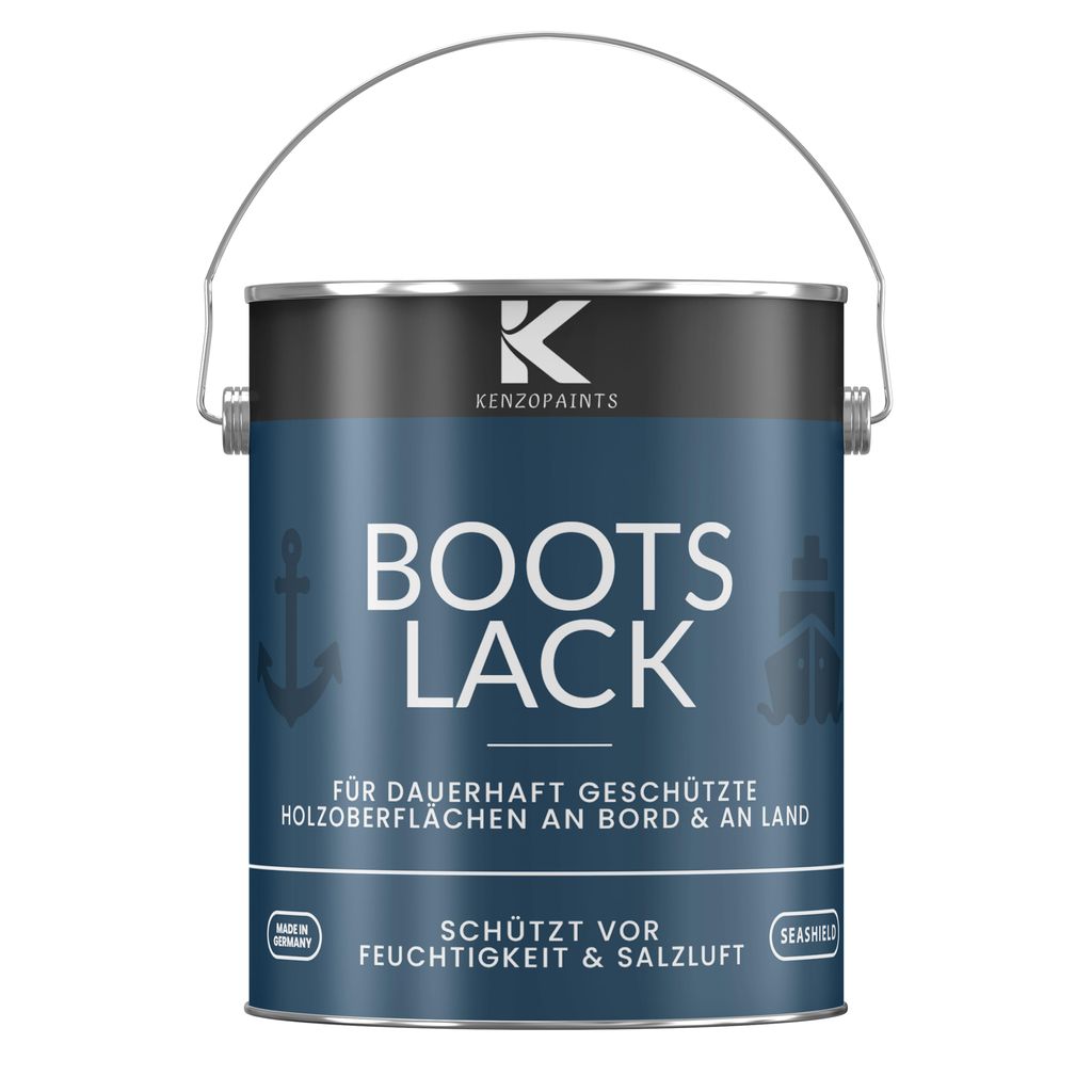 Kenzopaints Bootslack 2,5Liter Holzsiegel Klarlack - Glänzend