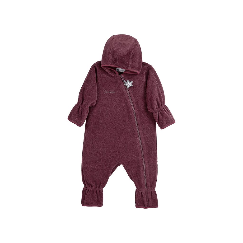 sterntaler texil FLEECE OVERALL NOS DUNKELROT MEL. DUNKELROT MEL. 86
