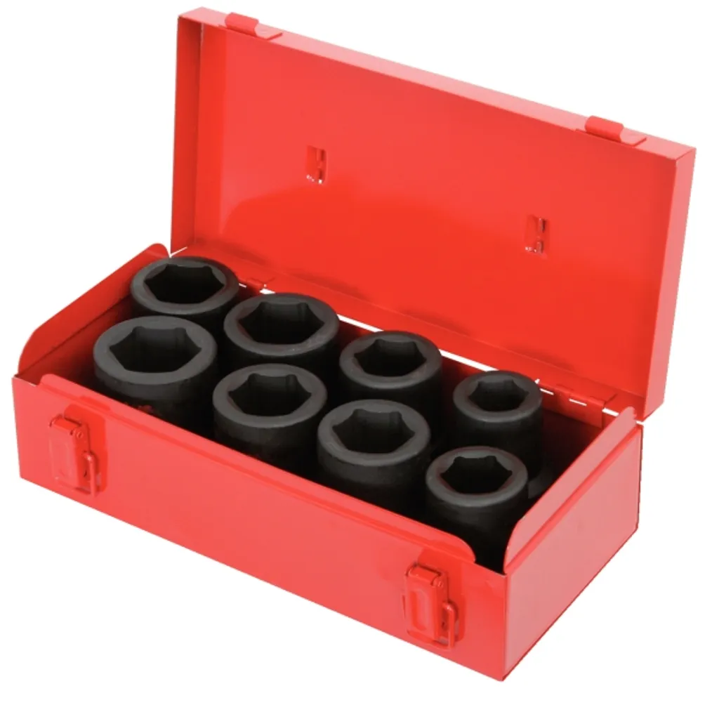 Coffret de douilles à chocs 1" KS TOOLS 8 douilles courtes de force - 2
