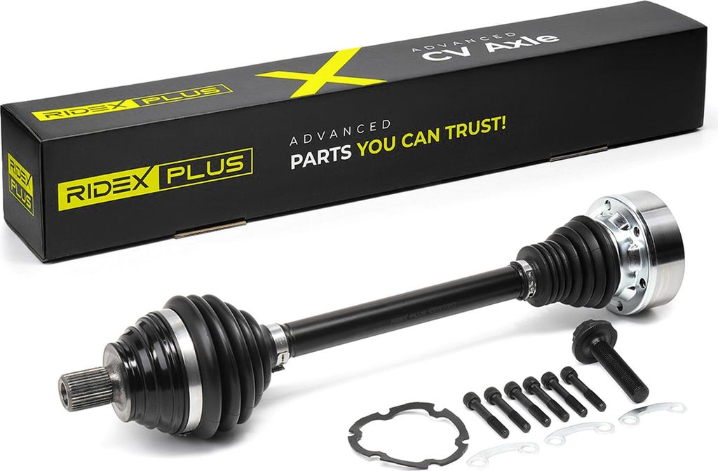 RIDEX PLUS 13D0108P Antriebswelle Vorne Links für VW Golf VII Schrägheck (5G1, BQ1, BE1, BE2) GOLF VI (5K1) Golf V Schrägheck (1K1) TOURAN (1T1,...