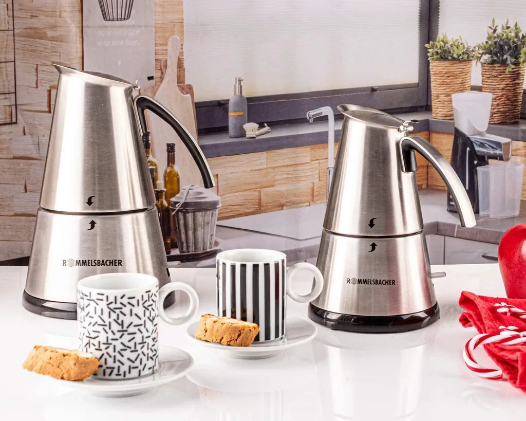 Cafetière expresso compacte Mini EKO 364/E argentée avec pression 15 bars - 7