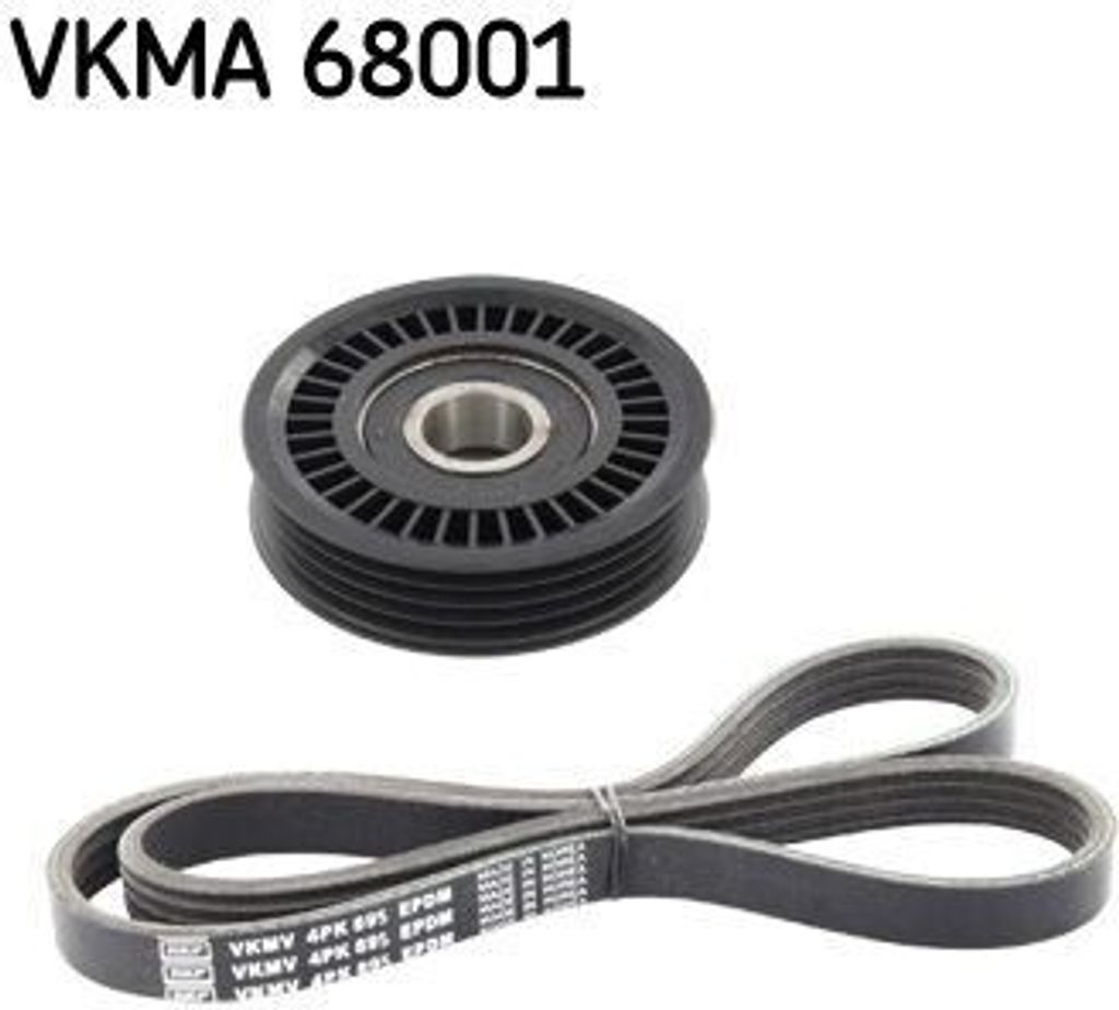SKF VKMA 68001 Keilrippenriemensatz für SUBARU FORESTER (SG)