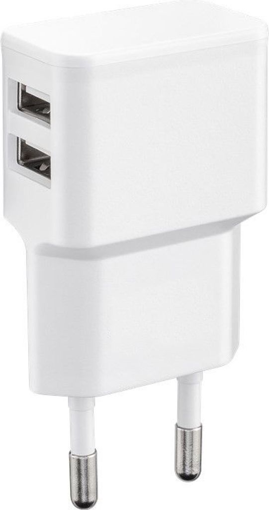 Wicked Chili Dual USB Ladegerät 12W / 2400mA Pro Series Universal Netzteil geeignet für Handy, Watch, Powerbank und Bluetooth Speaker, 2-fach USB...