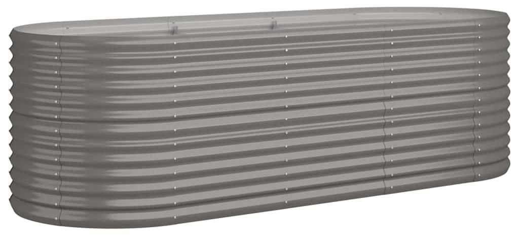 vidaXL Verhoogde plantenbak, verzinkt staal, 224x80x68 cm, Productafbeelding 