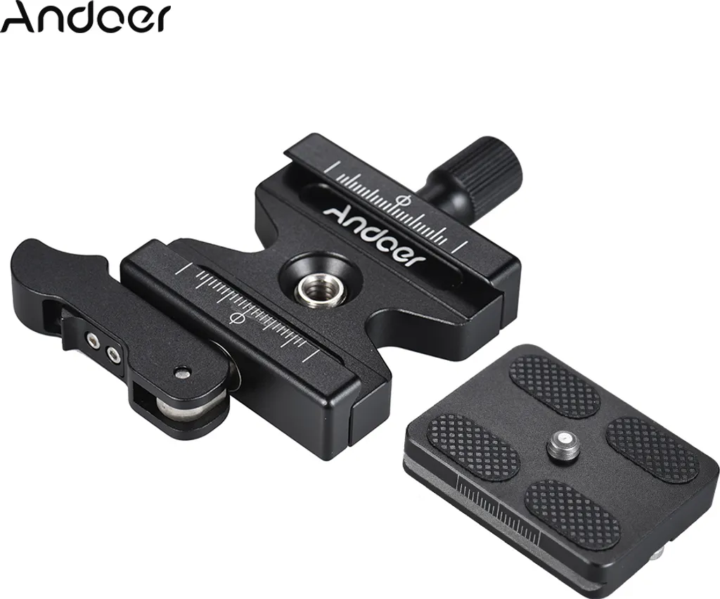 Adaptateur plateau rapide avec niveau à bulle pour trépied pro