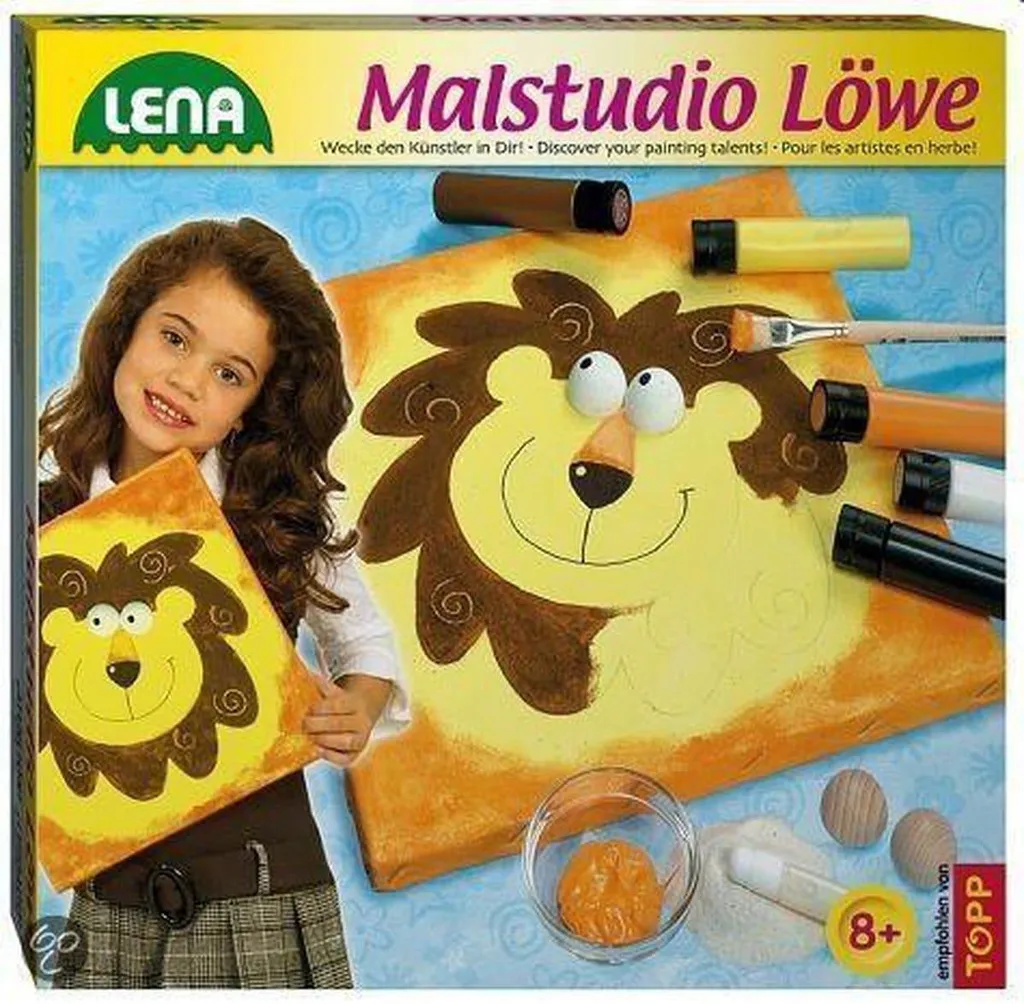 Peinture par Numéros Lion Lena - Finissez Enfin vos Tableaux sans Erreur