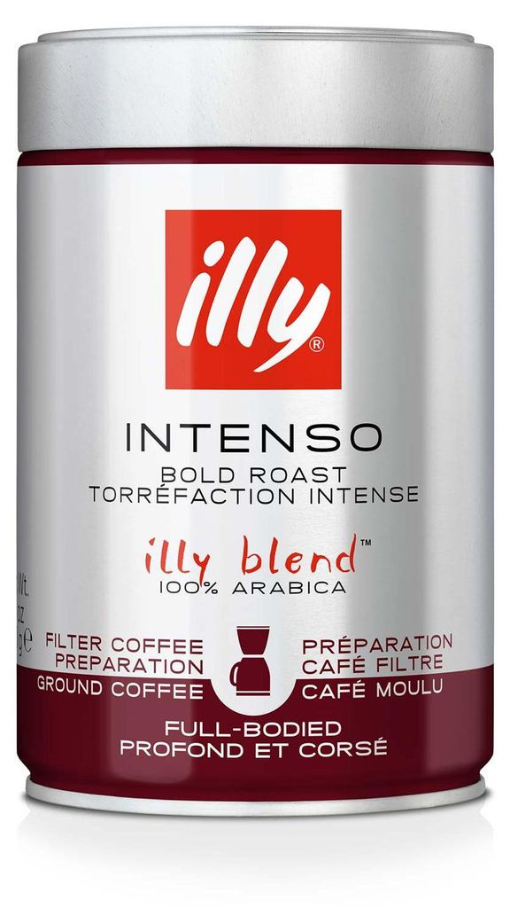 illy Espresso Intenso Filterkaffee dunkle Röstung 250g Produktbild 