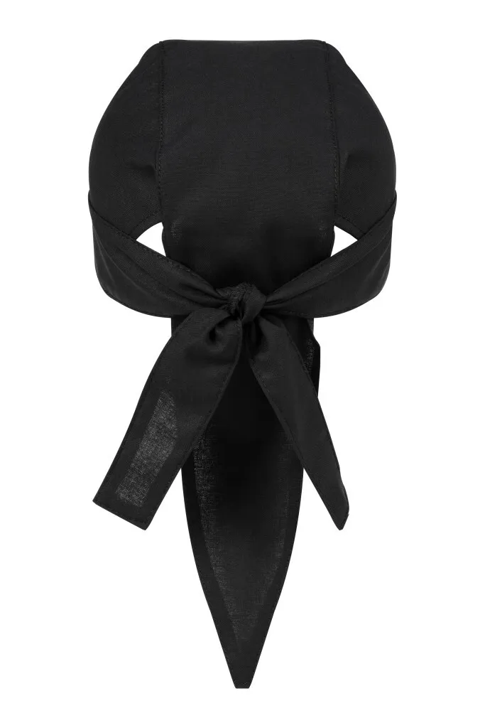 Karlowsky KM 25 Bandana Alex | Look Chef Moderno e Urban Style Nero - 3