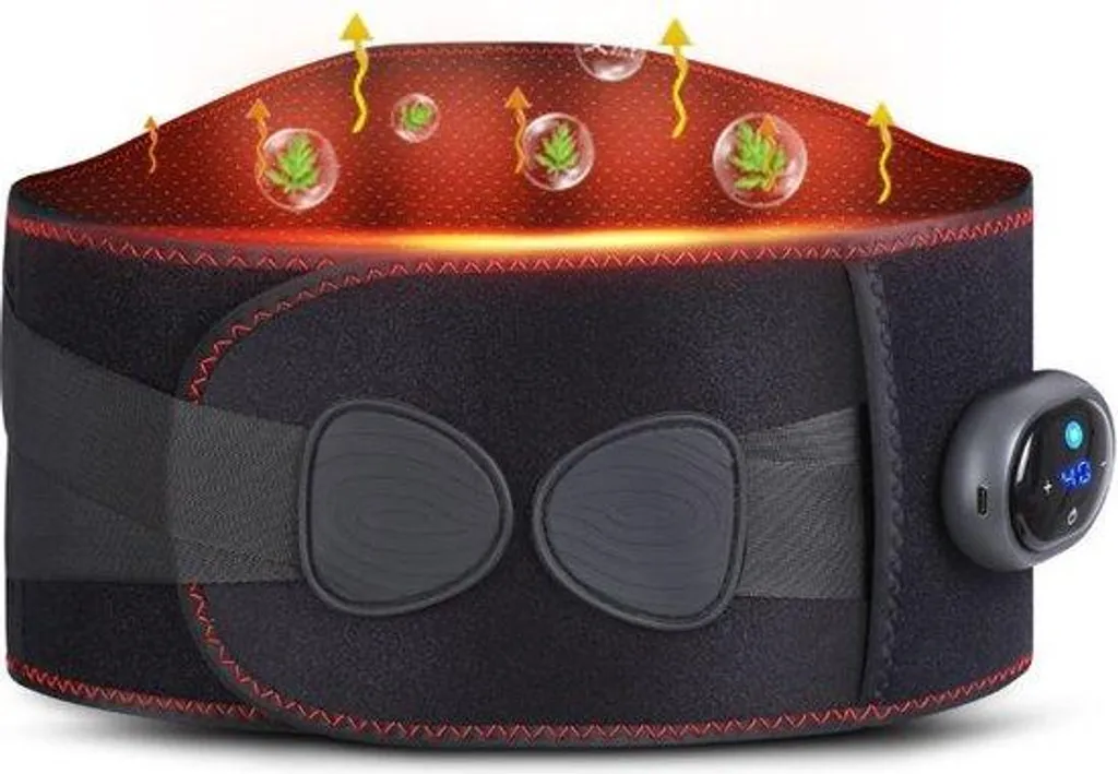 Ceinture de massage chauffante et compressive pour soulager le dos