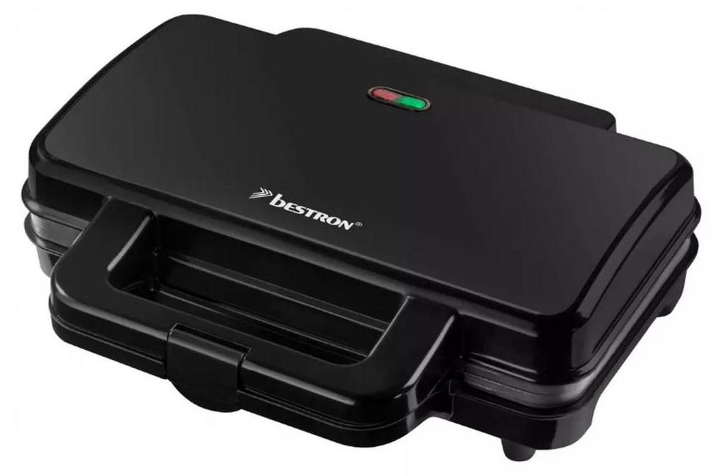Piastra per sandwich nera da 900 w Bestron ASM90XLZ Immagine del prodotto 