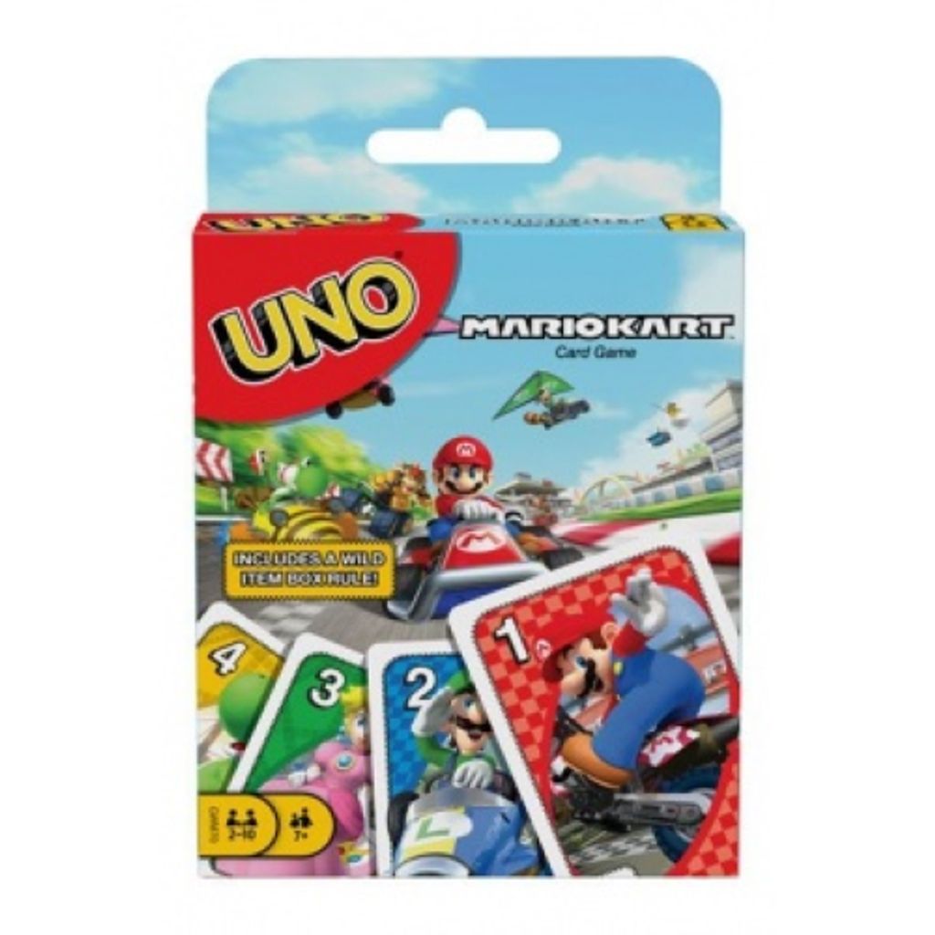 Mattel Games GWM70 - UNO Mario Kart-Kartenspiel mit 112 Produktbild 