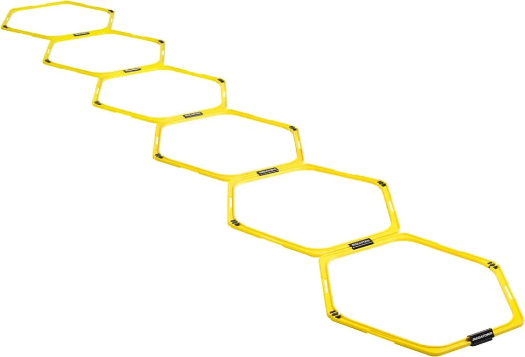Megaform Hexagonal Agility Rings : Améliorez vos appuis rapidement