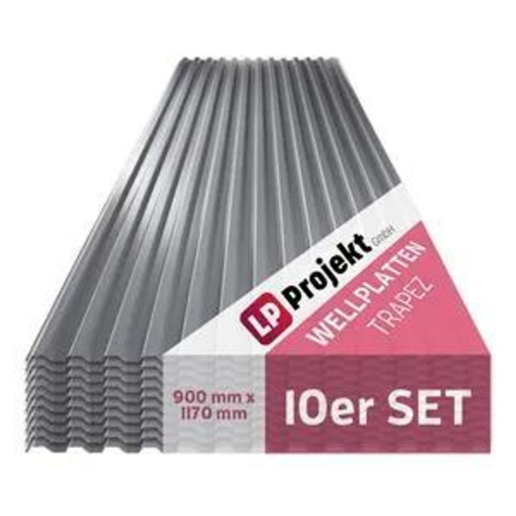 LP Projekt 10dílná vlnitá deska 90 x 117 cm – lehká a Obrázek produktu 