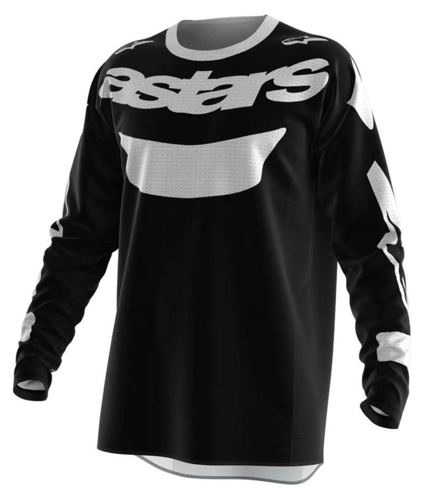 Alpinestars Racer Air Riway Langarm-trikot Schwarz 2XL Mann Schwarz 2XL