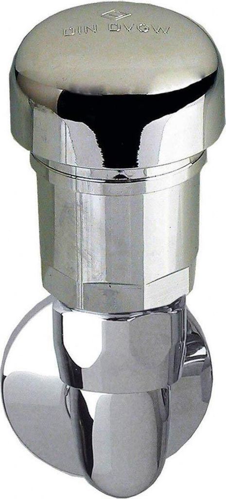 Rohrbeluefter 1/2" mit Anschlussbogen verchromt Produktbild 