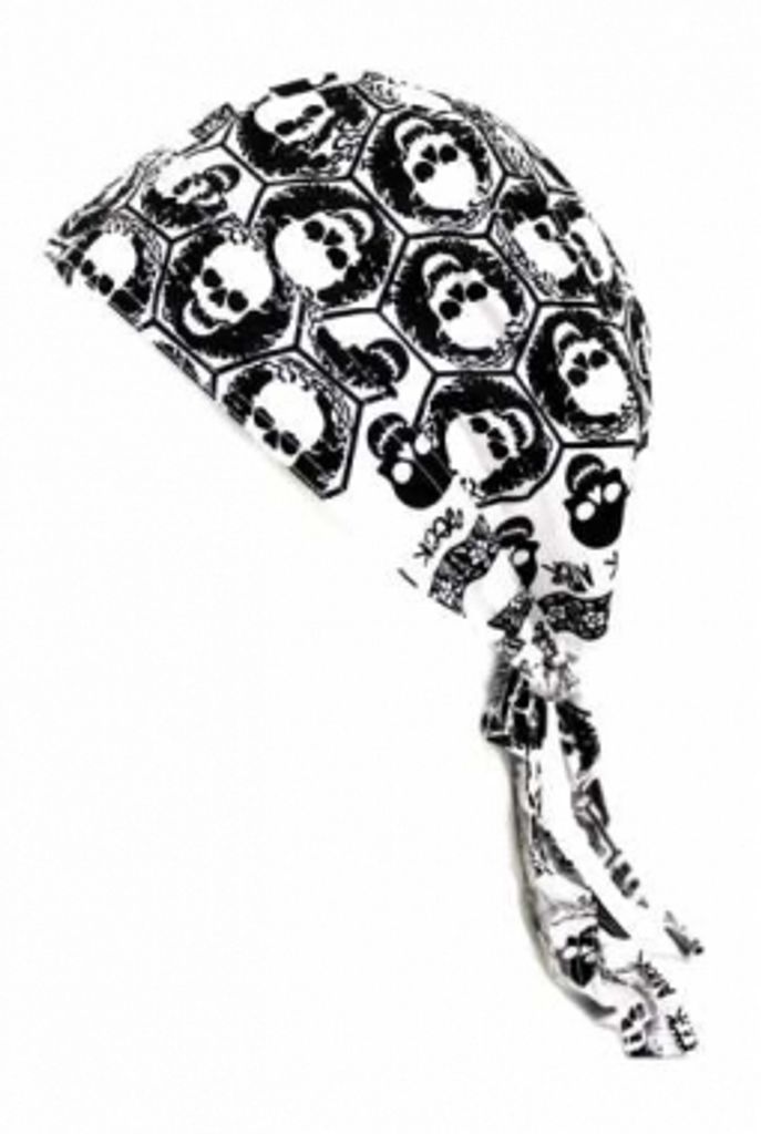 Bandana funny skulls Cap Skull, Kopftuch mit Totenköpfen, Bandana Headscarf with Skulls, Pañuelo pañuelo Con Calaveras, Foulard Bandana Avec des...