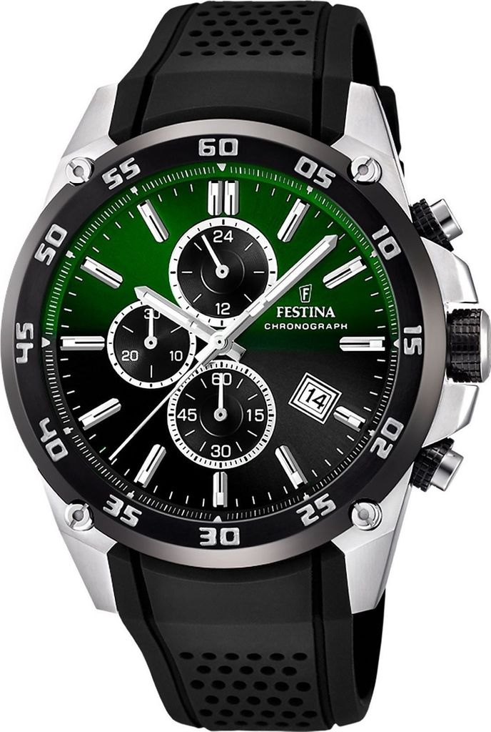 Festina F20330/B Herrenuhr The Originals Chronograph 47mm 10ATM