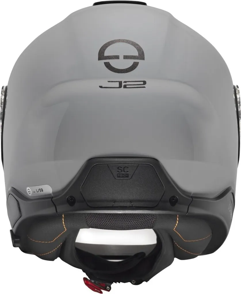 Schuberth J2 Jethelm Gris XL Casque Ouvert avec Visière Solaire