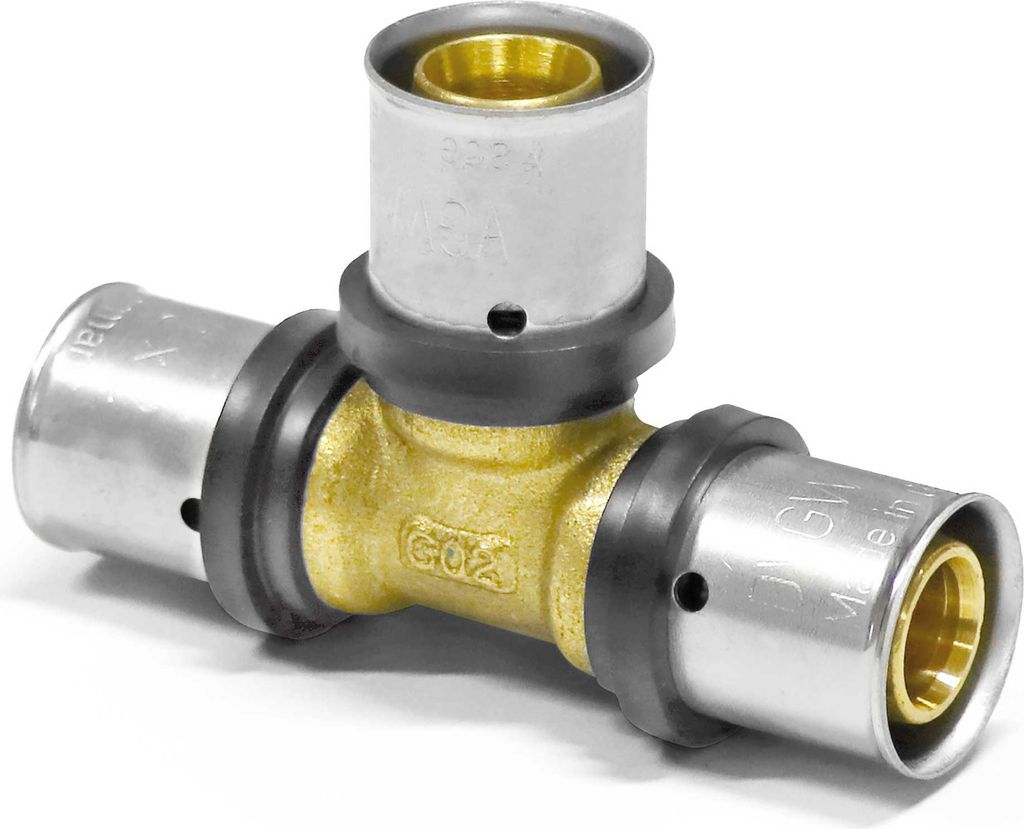 Pipetec lisovací T-kus na všetkých stranách 16 x 2 mm pre Obrázok produktu 