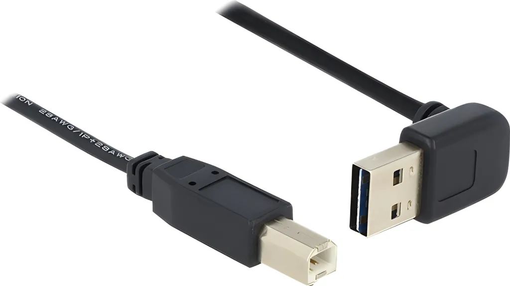 Seadream Cavo USB 3.0 ad angolo per stampante, cavo USB B