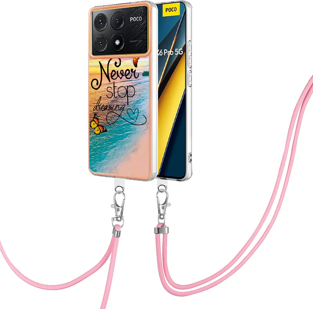 Custodia Street Style Xiaomi Poco X6 Pro | Cinturino Oro & TPU