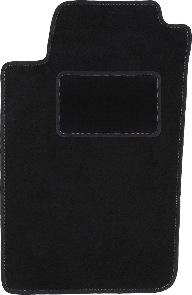 Fahrermatte schwarz für: Peugeot 206 Fließheck, SW, Kombi, CC, Cabrio (1998-2010)